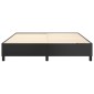 vidaXL Πλαίσιο Κρεβατιού Boxspring Μαύρο 160x200 εκ. Συνθετικό Δέρμα