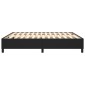 vidaXL Πλαίσιο Κρεβατιού Boxspring Μαύρο 160x200 εκ. Συνθετικό Δέρμα