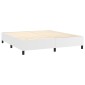 vidaXL Πλαίσιο Κρεβατιού Boxspring Λευκό 160x200 εκ. Συνθετικό Δέρμα