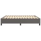 vidaXL Πλαίσιο Κρεβατιού Boxspring Γκρι 160x200 εκ. Συνθετικό Δέρμα