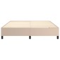 vidaXL Πλαίσιο Κρεβατιού Boxspring Καπουτσίνο 160x200εκ. Συνθετ. Δέρμα