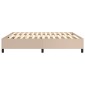 vidaXL Πλαίσιο Κρεβατιού Boxspring Καπουτσίνο 160x200εκ. Συνθετ. Δέρμα