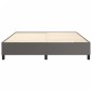 vidaXL Πλαίσιο Κρεβατιού Boxspring Γκρι 180x200 εκ. Συνθετικό Δέρμα