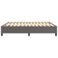 vidaXL Πλαίσιο Κρεβατιού Boxspring Γκρι 180x200 εκ. Συνθετικό Δέρμα