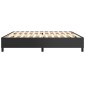 vidaXL Πλαίσιο Κρεβατιού Boxspring Μαύρο 200x200 εκ. Συνθετικό Δέρμα