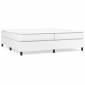 vidaXL Πλαίσιο Κρεβατιού Boxspring Λευκό 200x200 εκ. Συνθετικό Δέρμα