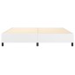 vidaXL Πλαίσιο Κρεβατιού Boxspring Λευκό 200x200 εκ. Συνθετικό Δέρμα