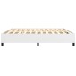 vidaXL Πλαίσιο Κρεβατιού Boxspring Λευκό 200x200 εκ. Συνθετικό Δέρμα