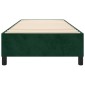 vidaXL Πλαίσιο Κρεβατιού Boxspring Σκούρο Πράσινο 80x200 εκ Βελούδινο