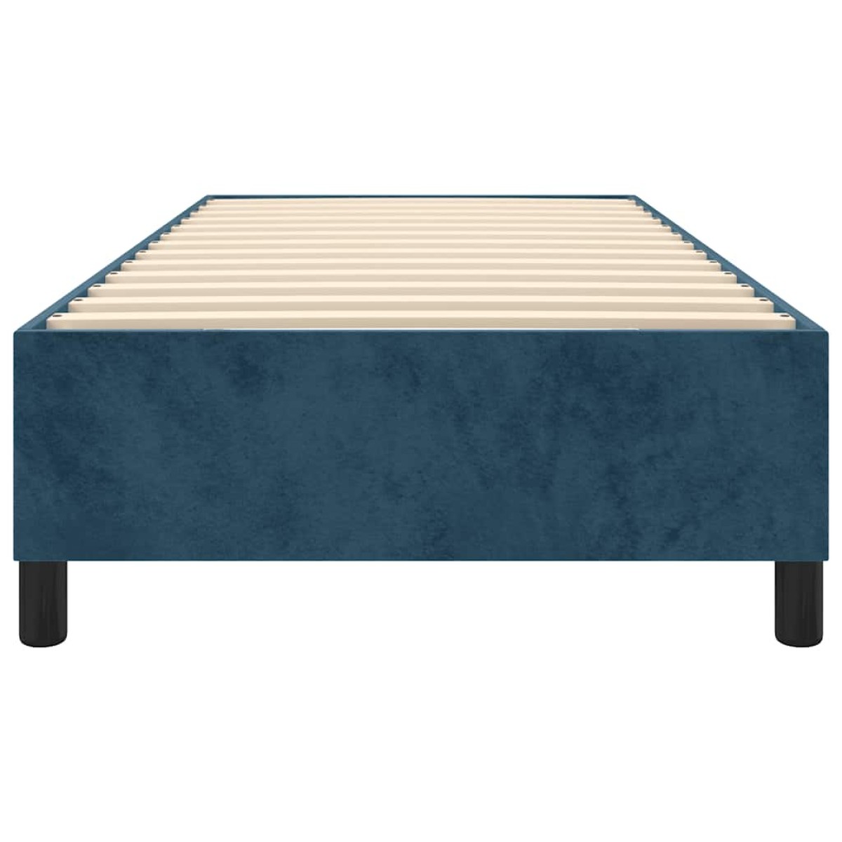 vidaXL Πλαίσιο Κρεβατιού Boxspring Σκούρο Μπλε 80x200 εκ. Βελούδινο