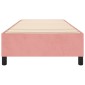 vidaXL Πλαίσιο Κρεβατιού Boxspring Ροζ 80x200 εκ. Βελούδινο