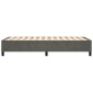 vidaXL Πλαίσιο Κρεβατιού Boxspring Σκούρο Γκρι 90x190 εκ. Βελούδινο
