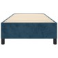 vidaXL Πλαίσιο Κρεβατιού Boxspring Σκούρο Μπλε 90x190 εκ. Βελούδινο