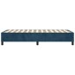 vidaXL Πλαίσιο Κρεβατιού Boxspring Σκούρο Μπλε 90x190 εκ. Βελούδινο