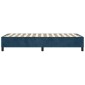 vidaXL Πλαίσιο Κρεβατιού Boxspring Σκούρο Μπλε 90x200 εκ. Βελούδινο