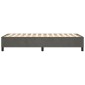 vidaXL Πλαίσιο Κρεβατιού Boxspring Σκούρο Γκρι 100x200 εκ. Βελούδινο