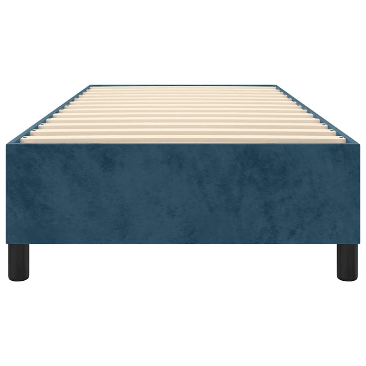 vidaXL Πλαίσιο Κρεβατιού Boxspring Σκούρο Μπλε 100x200 εκ. Βελούδινο