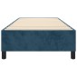 vidaXL Πλαίσιο Κρεβατιού Boxspring Σκούρο Μπλε 100x200 εκ. Βελούδινο