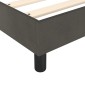 vidaXL Πλαίσιο Κρεβατιού Boxspring Σκούρο Γκρι 120x200 εκ. Βελούδινο
