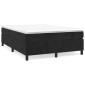 vidaXL Πλαίσιο Κρεβατιού Boxspring Μαύρο 140x190 εκ. Βελούδινο