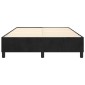 vidaXL Πλαίσιο Κρεβατιού Boxspring Μαύρο 140x190 εκ. Βελούδινο