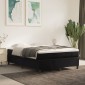 vidaXL Πλαίσιο Κρεβατιού Boxspring Μαύρο 140x190 εκ. Βελούδινο