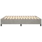 vidaXL Πλαίσιο Κρεβατιού Boxspring Ανοιχτό Γκρι 180x200 εκ. Βελούδινο