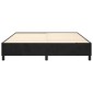 vidaXL Πλαίσιο Κρεβατιού Boxspring Μαύρο 180x200 εκ. Βελούδινο