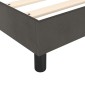 vidaXL Πλαίσιο Κρεβατιού Boxspring Σκούρο Γκρι 200x200 εκ. Βελούδινο