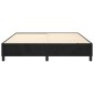vidaXL Πλαίσιο Κρεβατιού Boxspring Μαύρο 200x200 εκ. Βελούδινο