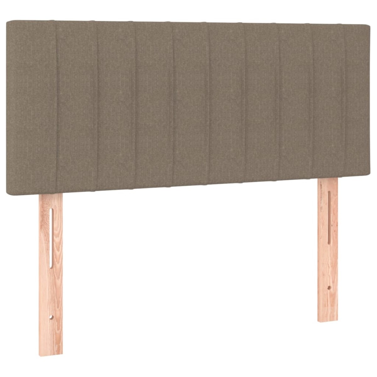 vidaXL Κεφαλάρι Κρεβατιού LED Taupe 90x5x78/88 εκ. Υφασμάτινο