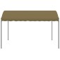 vidaXL Κιόσκι Taupe 4 x 3 x 2,6 μ. 180 γρ/μ²