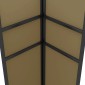 vidaXL Κιόσκι με Διπλή Οροφή Taupe 3 x 3 x 2,7 μ. 180 γρ/μ²