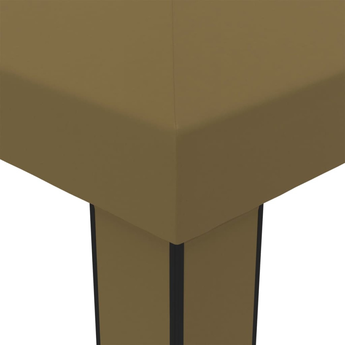 vidaXL Κιόσκι με Διπλή Οροφή Taupe 3 x 6 μ. 180 γρ/μ²