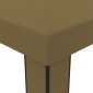 vidaXL Κιόσκι με Διπλή Οροφή Taupe 3 x 6 μ. 180 γρ/μ²