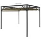vidaXL Πέργκολα Κήπου με Πτυσσόμενη Οροφή Taupe 3 x 3 μ. 180 γρ/μ²