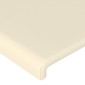 vidaXL Κεφαλάρι Κρεβατιού LED Κρεμ 80x5x118/128 εκ