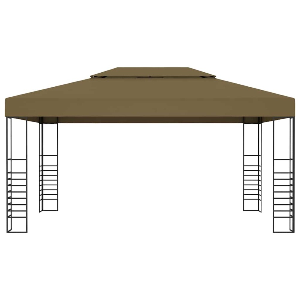 vidaXL Κιόσκι Taupe 3 x 4 μ. 180 γρ/μ²