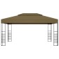 vidaXL Κιόσκι Taupe 3 x 4 μ. 180 γρ/μ²