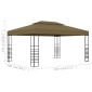 vidaXL Κιόσκι Taupe 3 x 4 μ. 180 γρ/μ²