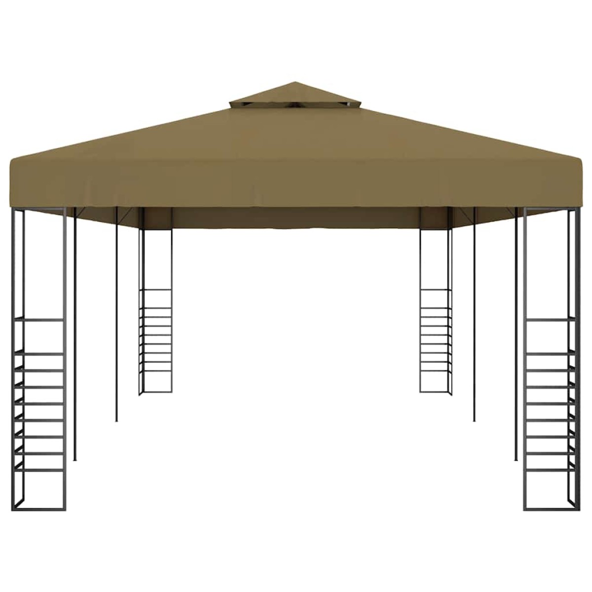 vidaXL Κιόσκι 6 x 3 x 2,7 μ. Taupe 180 γρ/μ²