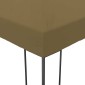 vidaXL Κιόσκι 6 x 3 x 2,7 μ. Taupe 180 γρ/μ²
