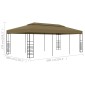 vidaXL Κιόσκι 6 x 3 x 2,7 μ. Taupe 180 γρ/μ²