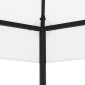 vidaXL Κιόσκι Κήπου Λευκό 323 x 275 x 265 εκ. 180 γρ./μ²