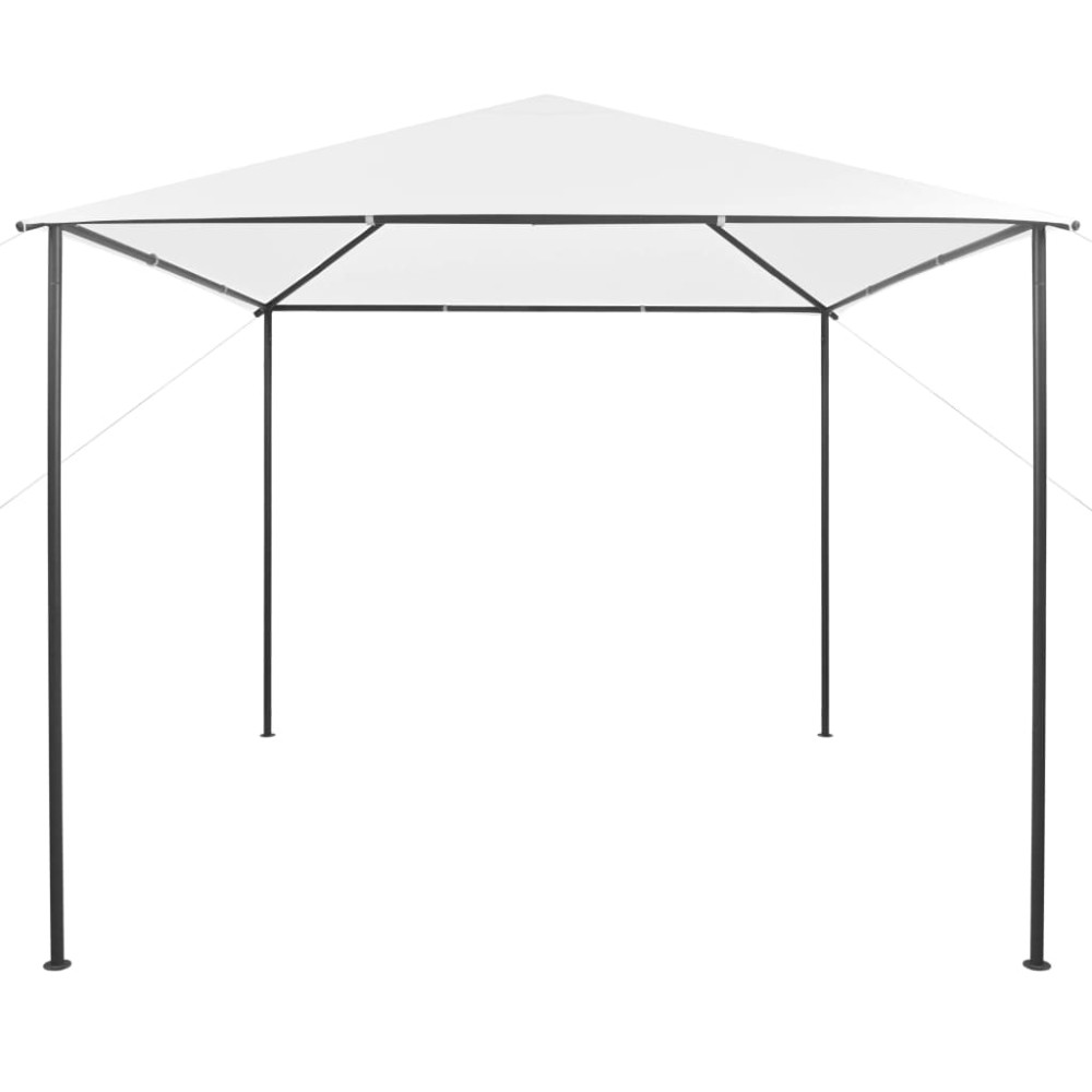 vidaXL Κιόσκι Λευκό 3 x 3 x 2,9 μ. 180 γρ./μ²