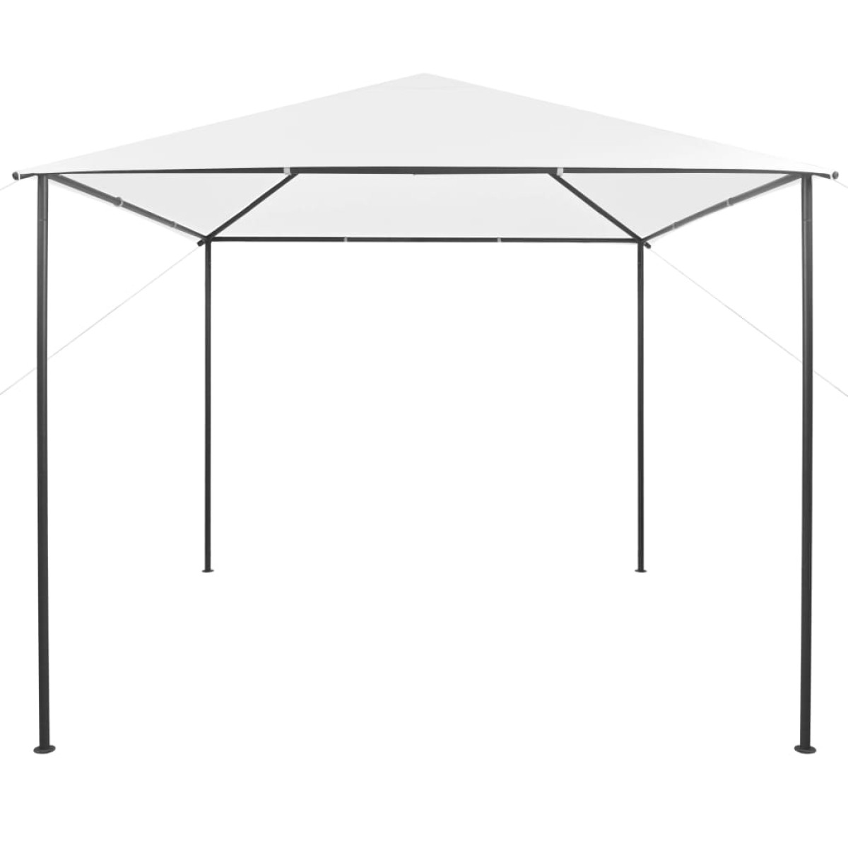 vidaXL Κιόσκι Λευκό 3 x 3 x 2,9 μ. 180 γρ./μ²