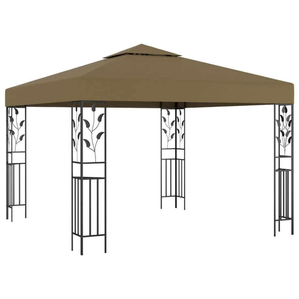 vidaXL Κιόσκι Taupe 3 x 3 μ. 180 γρ/μ²