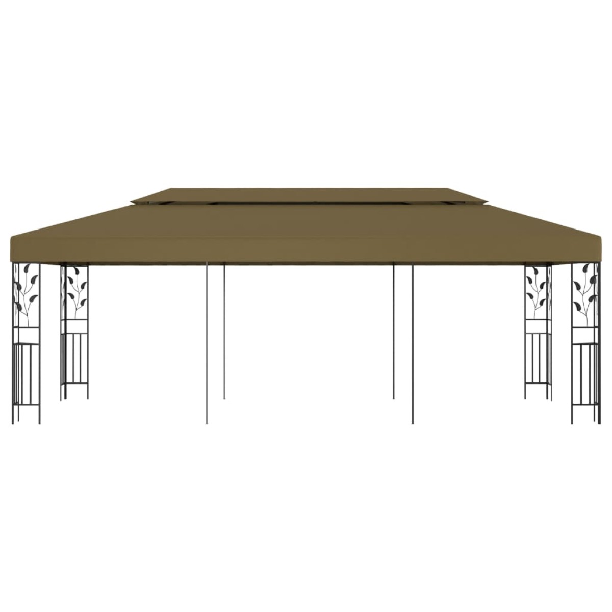 vidaXL Κιόσκι Taupe 6 x 3 μ. 180 γρ/μ²