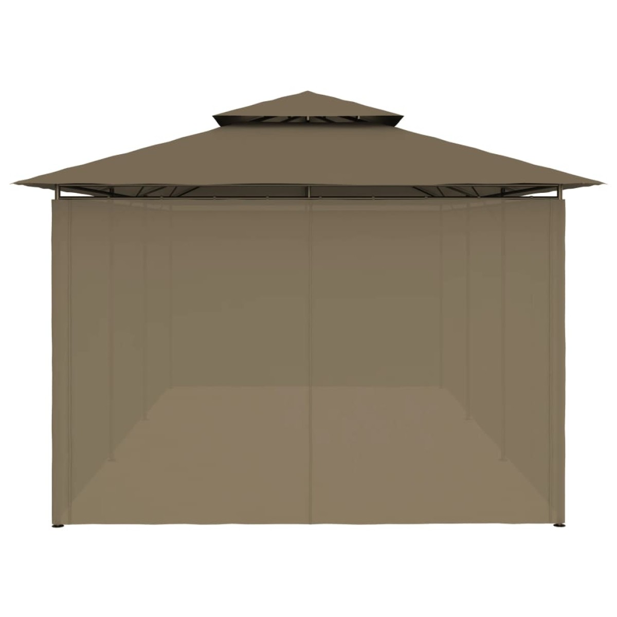 vidaXL Κιόσκι με Κουρτίνες Taupe 600 x 298 x 270 εκ. 180 γρ./μ²