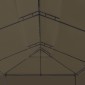 vidaXL Κιόσκι με Κουρτίνες Taupe 600 x 298 x 270 εκ. 180 γρ./μ²